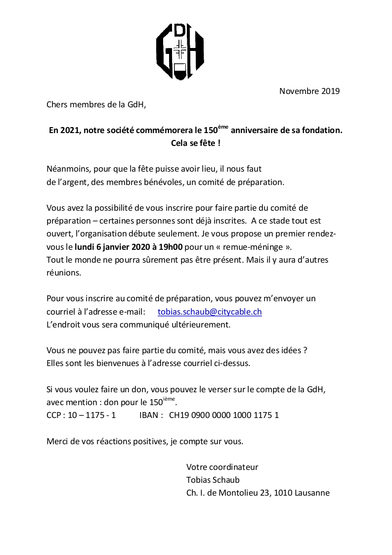 150eme Anniversaire 1